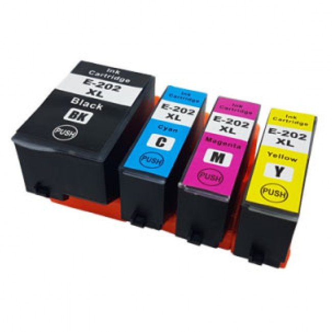 Conjunto 4 Tinteiros Epson 202 XL Compatíveis sotinteiros