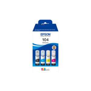 Recarga Tinta Multipack 104 Originais Epson 4 Cores (C13T00P640)