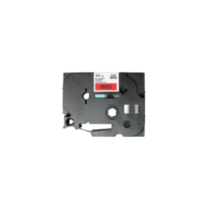 Fita Laminada Compatível Brother TZE-421 – 9mm x 8 metros Preto/Vermelho