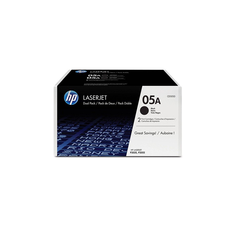 2 X Cartuccia Toner Per HP Laserjet P2035 P2055 P2055D P2055DN Come - Foto 2